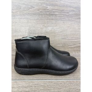 Birkenstock Bennington Women’s Sz 6/EU 37 Black Leather Zip Chelsea Ankle Boots